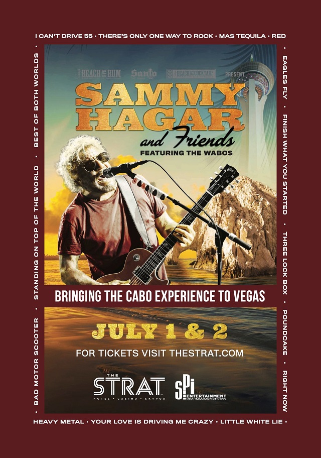 SAMMY HAGAR Vegas Residency Returns For Two Shows Only In July